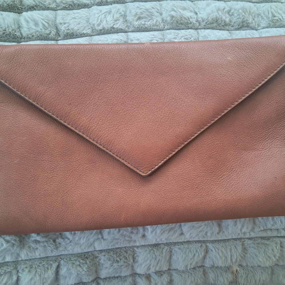 J CREW Leather Clutch